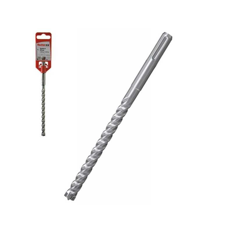 Punta Trapano SDS Plus Fischer Quattric II 6x50x115mm - 4 Taglienti Per Calcestruzzo E Muratura - Foto 8