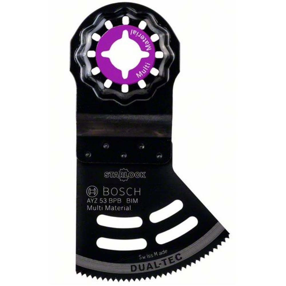 Bosch 1x brzeszczot do pił wgłębnych BIM Dual-Tec Starlock AYZ 53 BPB Multimaterial 40 x 53 mm - 2609256F07