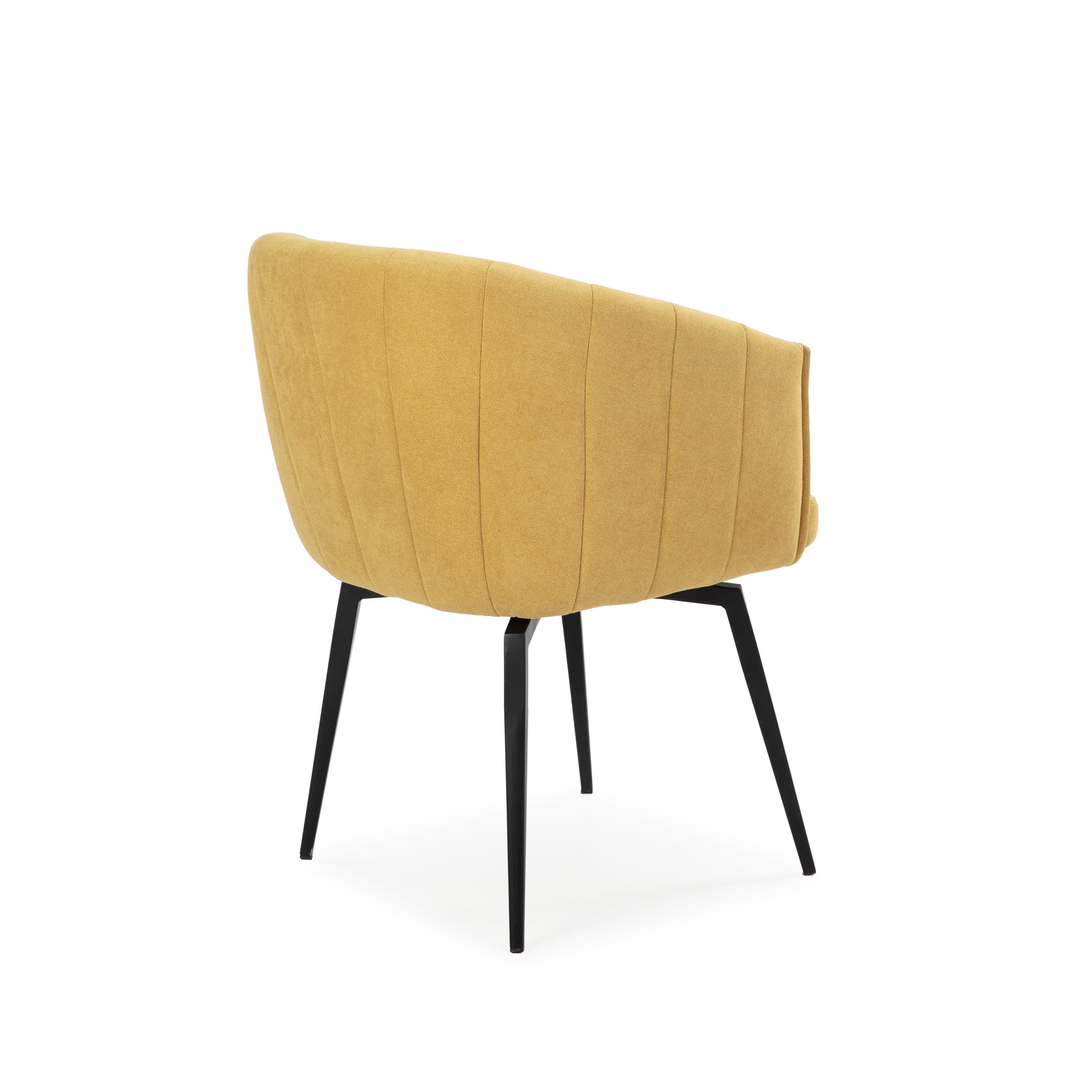 Poltrona con struttura in metallo e gambe 60x60 h81 cm - 3