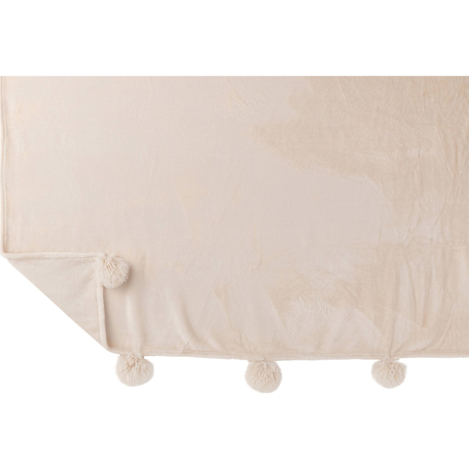 Plaid Verona 173 x 126 x 1 cm Crème - 4