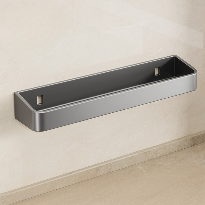 Pojemnik na przyprawy, ścienny, kuchenny, ciemnoszary, 39*8,7*5 cm