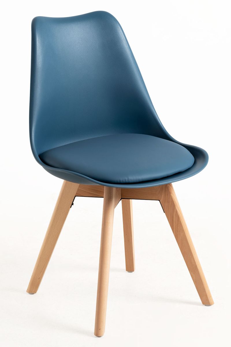 Pack 4 Sillas Synk Basic - Azul Petróleo - 4