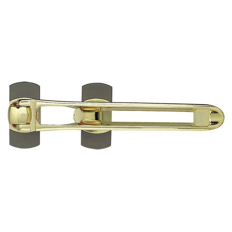 Entrebailleur de porte en acier nickelé Longueur de chaine : 17 cm Entrebailleur de porte en acier nickelé Longueur de chaine : 17 cm