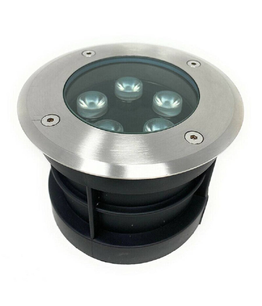 Trade Shop - Faretto Incasso 5 W Calpestabile Segnapasso Esterno Luce 6500k 3000k 4000k Es08-5 - Bianco Freddo - - 2