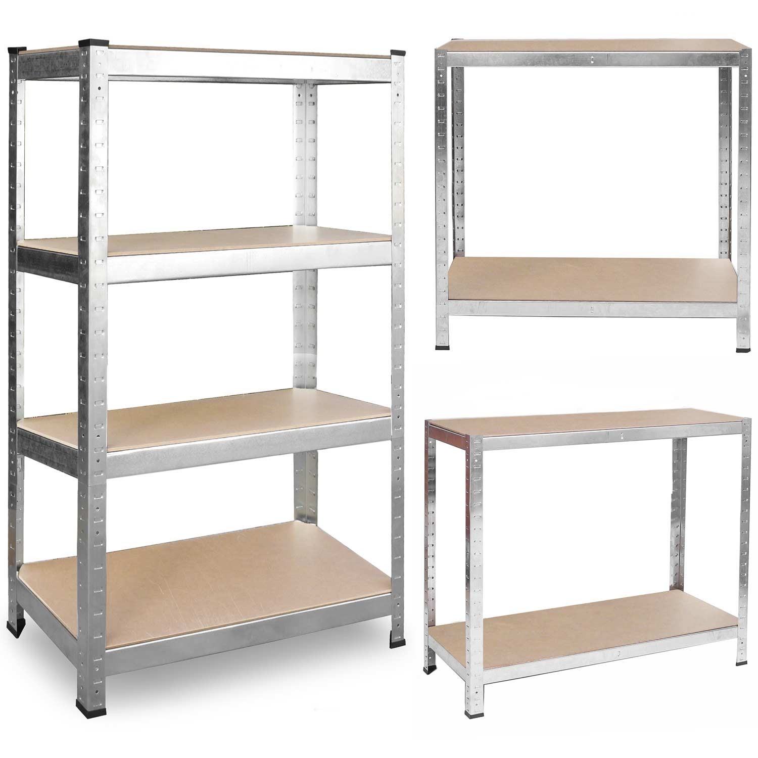 Regał metalowy magazynowy Plonos PL-700 150x75x30cm