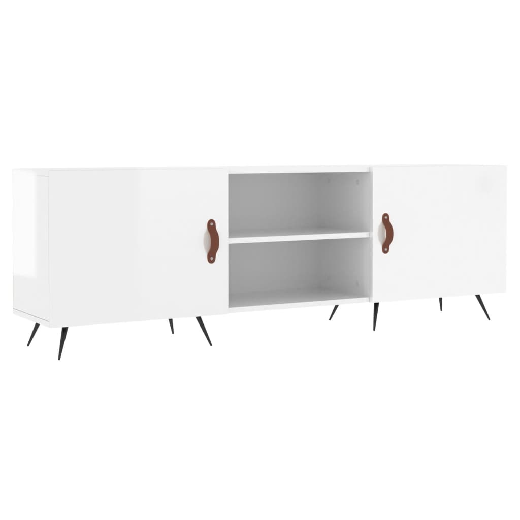 Meuble TV chêne artisanal 150x30x50 cm bois d'ingénierie | Leroy Merlin