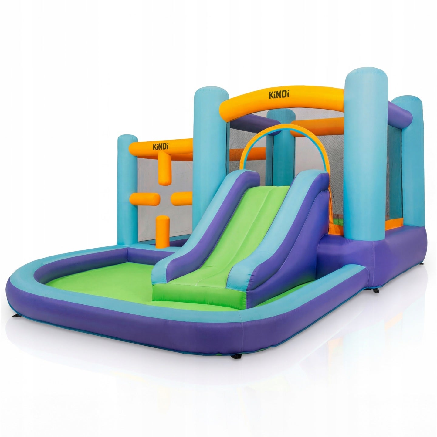 Dmuchany plac zabaw dla dzieci wodny zamek zjeżdżalnia tor przeszkód