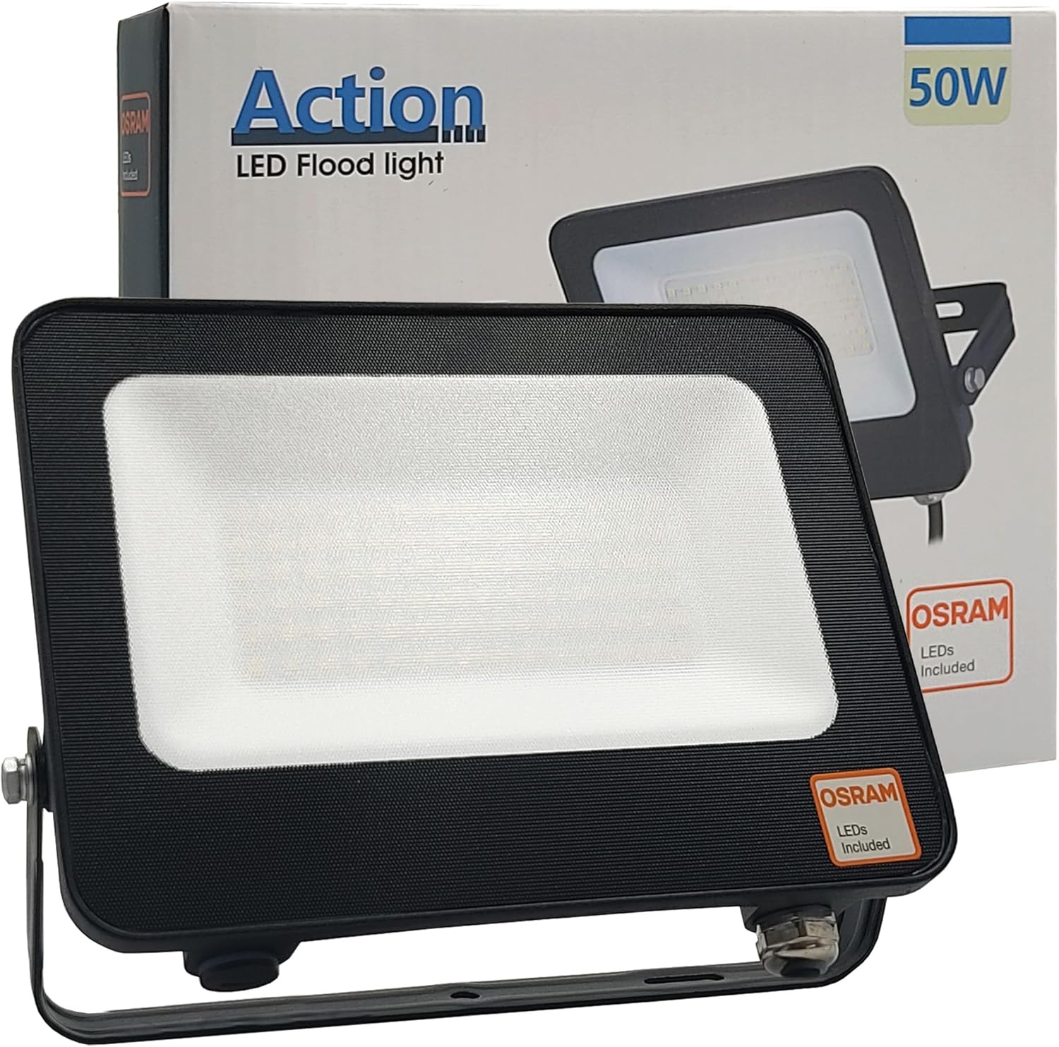 FUPE Projecteur LED Extérieur 50W 4000K - Blanc Naturel - IP65 Étanche - Aluminium - Pour Jardin