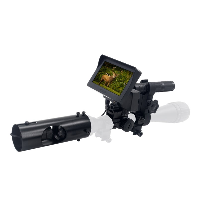 Appareil de vision nocturne HD 720p 3 MP avec enregistrement vidéo, infrarouge, lampe intégrée et fonction télescope pour extérieur - 2