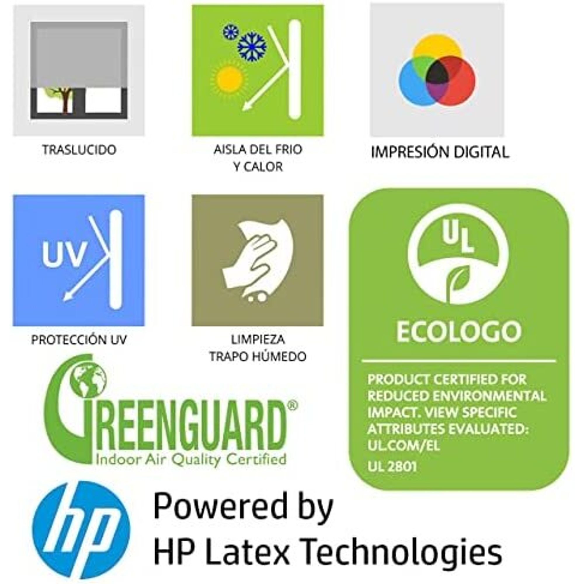 ECOMMERC3 | Tenda a Rullo in Tessuto Misura 140x180 - Tenda a Rullo Facile Installazione a Parete o Soffitto - 5