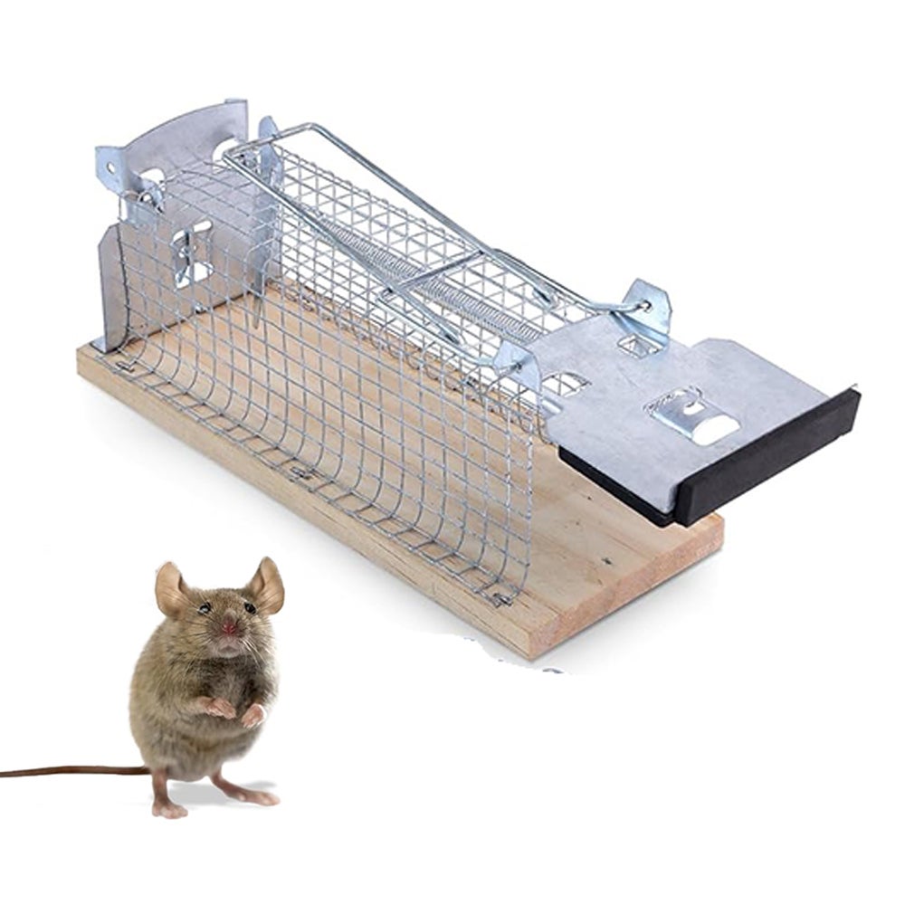 Piège à Souris Vivant, Paquet de 2 Piège à Souris Piège à Souris Vivant Très Sensible 15,3 cm x