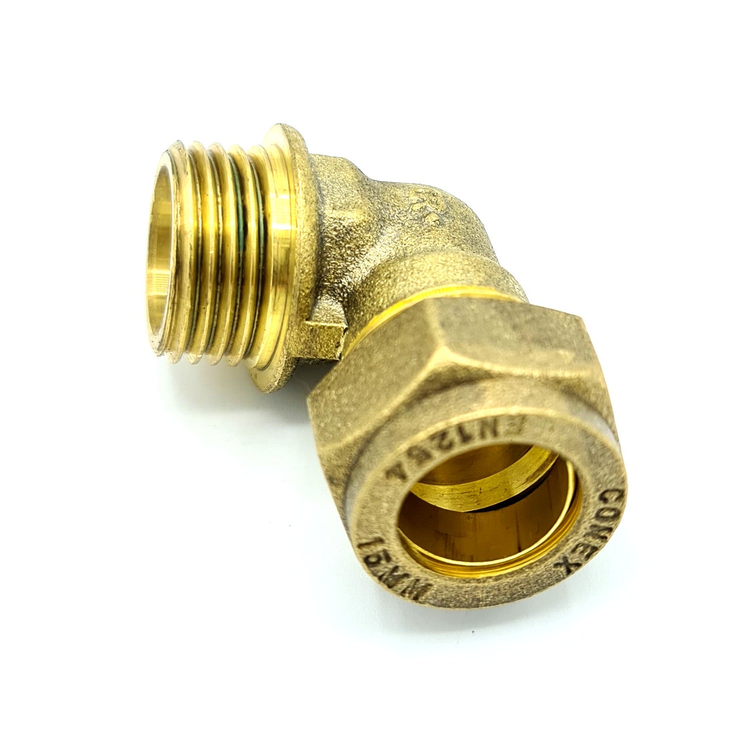 10 Raccordi A Gomito In Ottone, Tubo 1/2" Barb X 1/4" NPT Maschio, Per Acqua/gas - Foto 2