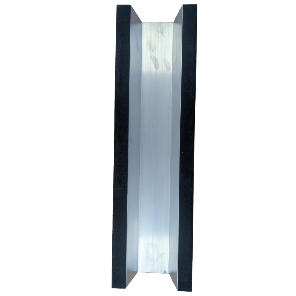 Perfil de montagem de alumínio para telhados de chapa metálica, completo com fita EPDM, 70x400 mm - 3