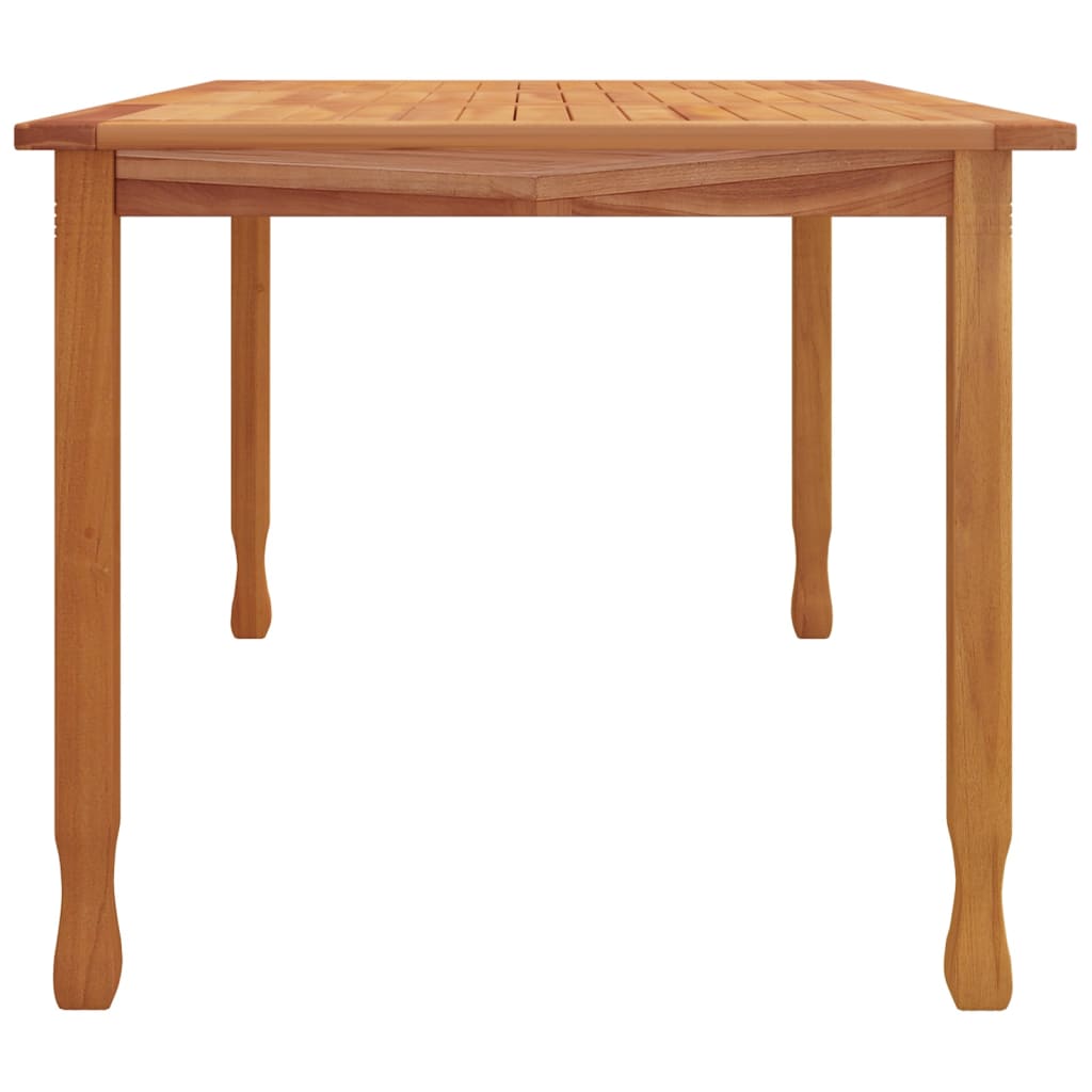Table à d?ner de jardin 150x90x75 cm bois massif de teck - 4