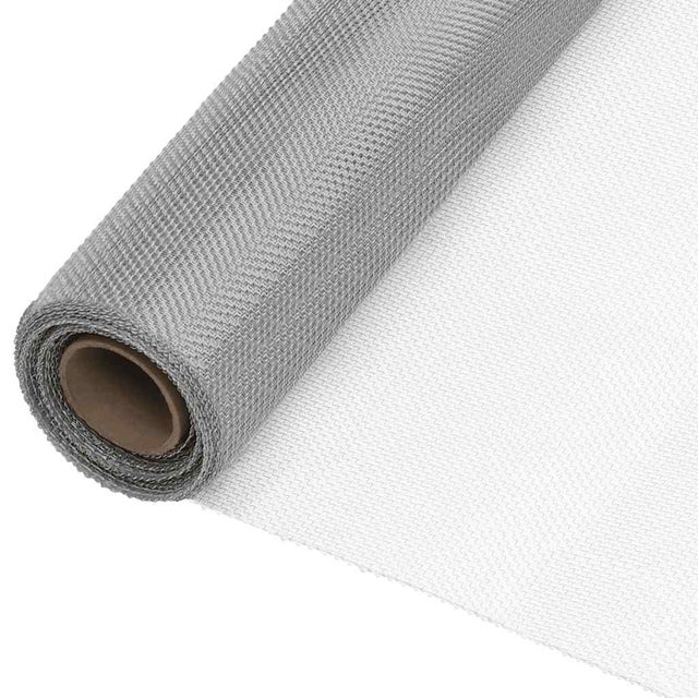 Mallas 60 x 1000 cm Mesh Acero Inoxidable 201 Plateado vidaXL