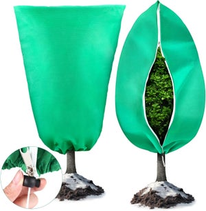 Protection Plantes Extérieur Housse Hivernage Plantes 80x100cm - Protection Anti-froid Réutilisable Pour Jardin Tissu Non Tissé Plantes Extérieur