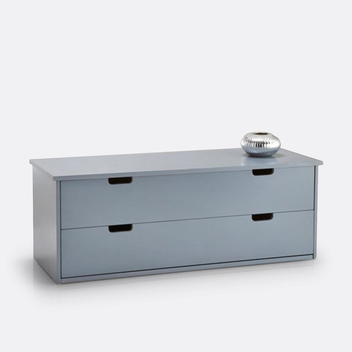 Commode 2 tiroirs, Crawley - Gris - taille unique | Leroy Merlin