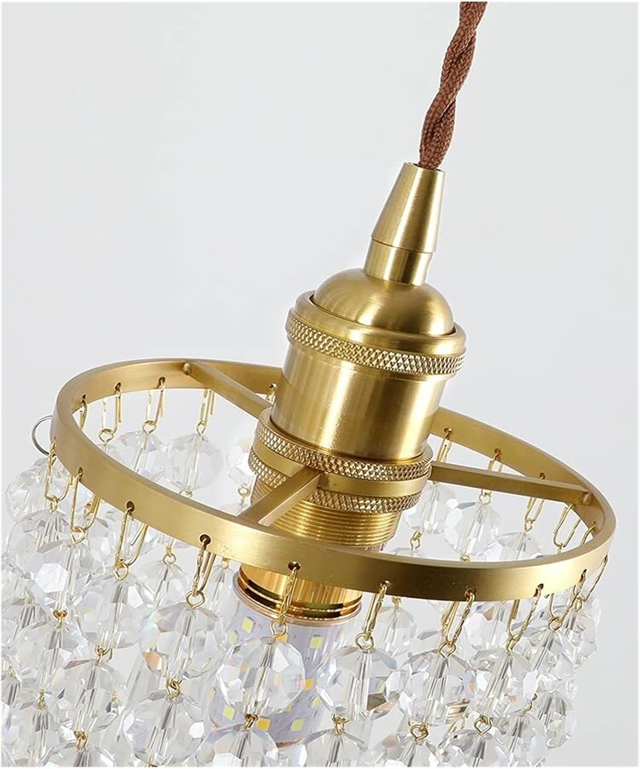 Lustre Design Contemporain - Structure Laiton, Gouttes Acrylique ...