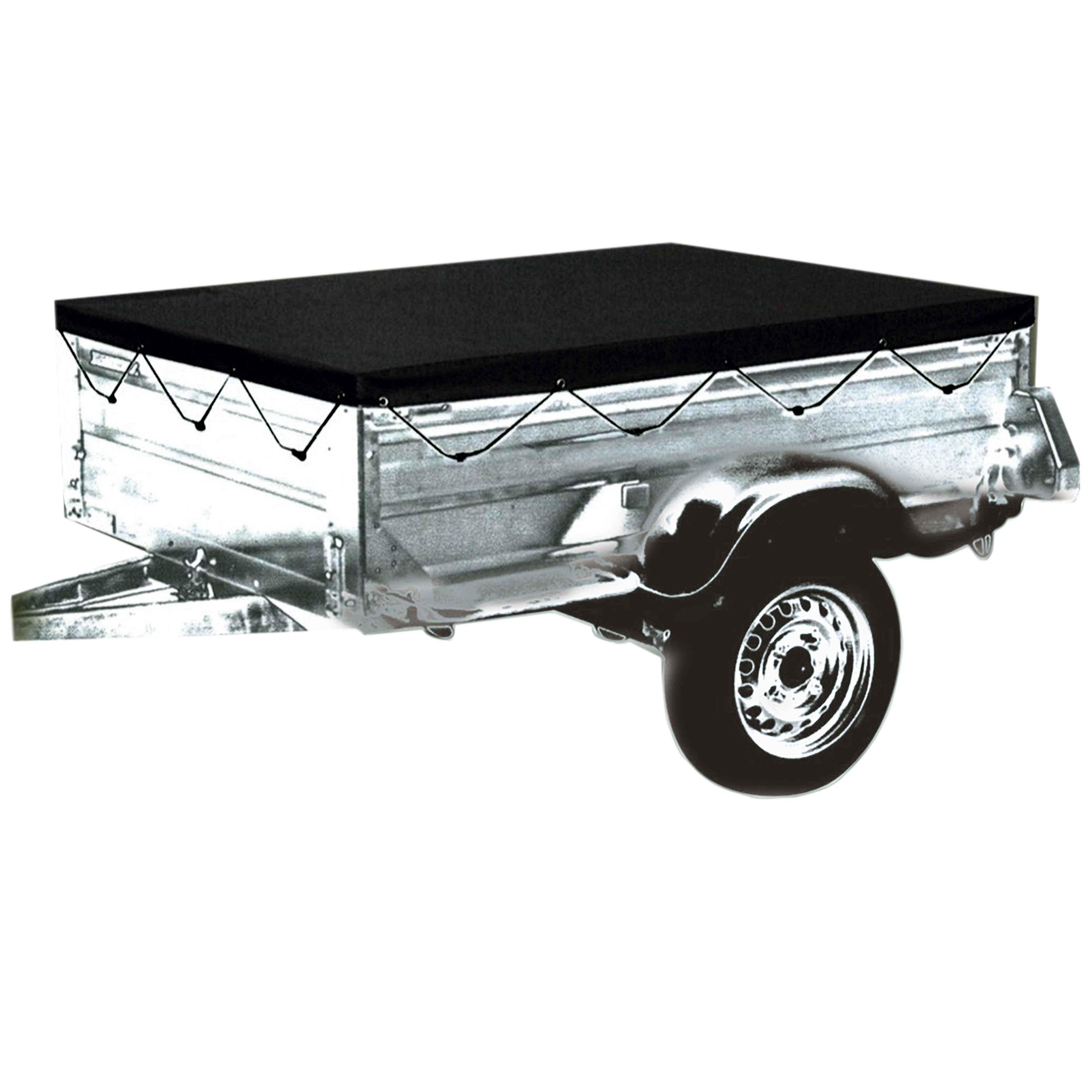 Bâche grise de protection pour remorque Taille XL (200 x 120 x 7 cm) - 3