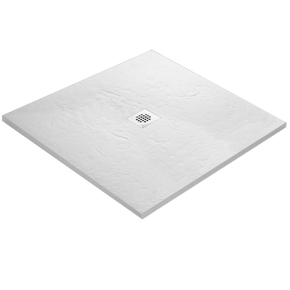 Base De Douche Pliable 104x104 Cm – Receveur Portable Avec Tuyau D’évacuation – Pour Camping, Intérieur, Extérieur Et Nettoyage Animaux