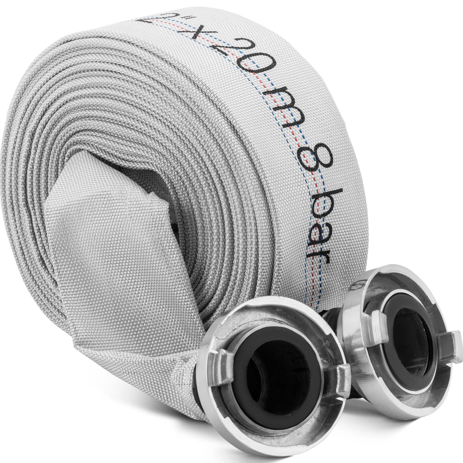Manguera De Construcción En Set Completo - 2" - 20 M - 0 - 8 Bar - Storz - Con Numerosos Accesorios 18000738