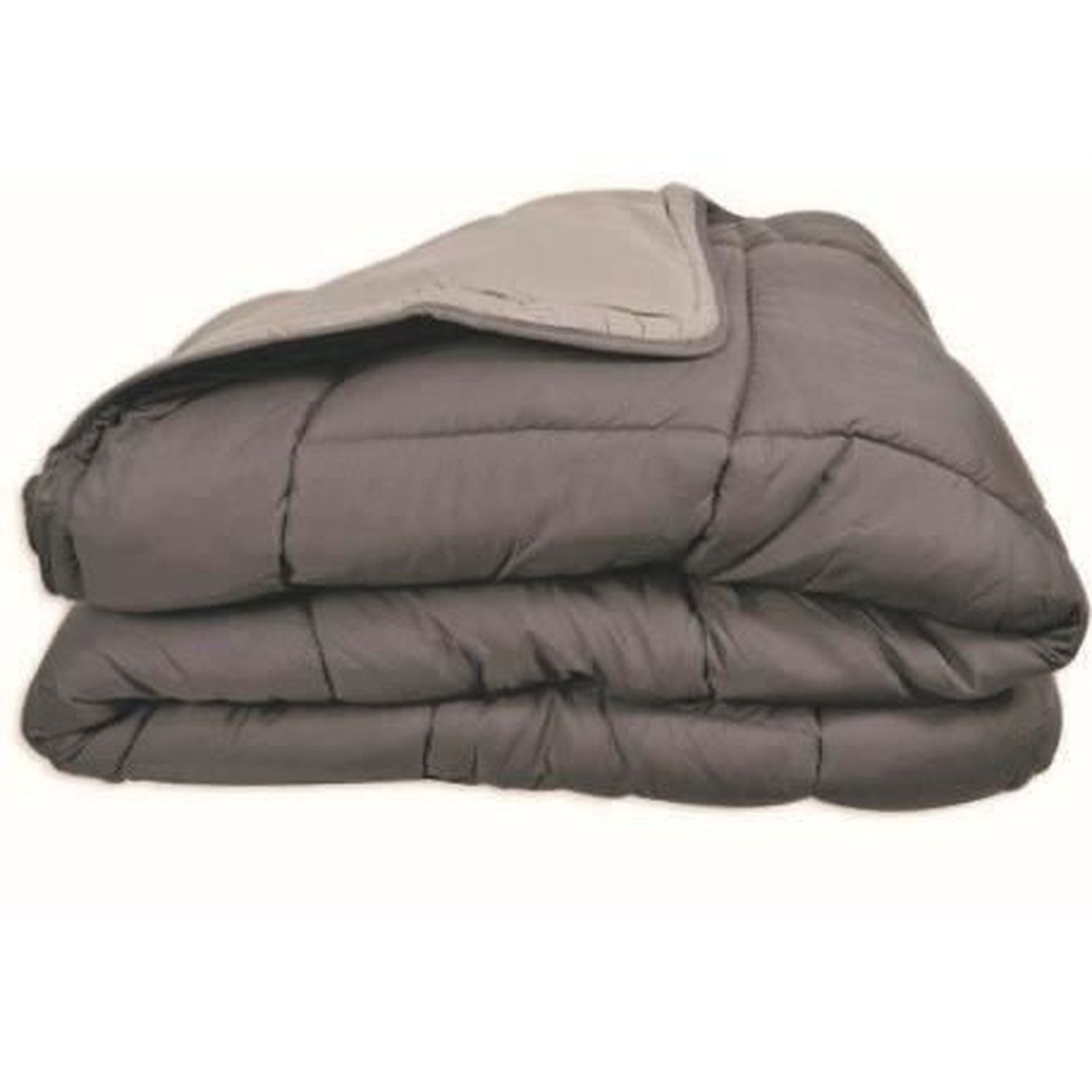 Remplissage de couette Poyet Motte Calgary Argenté Gris 220 x 240 cm 400 g /m² - 3