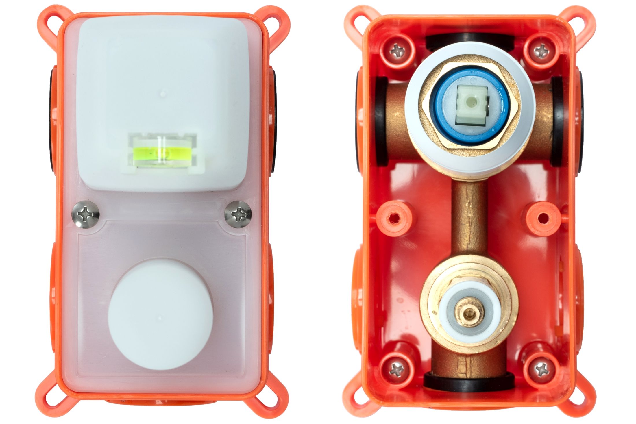 KIT DE DOUCHE ENCASTRÉ REA LUNGO + BOX BRUSH GOLD 36X16X36,5CM - 8