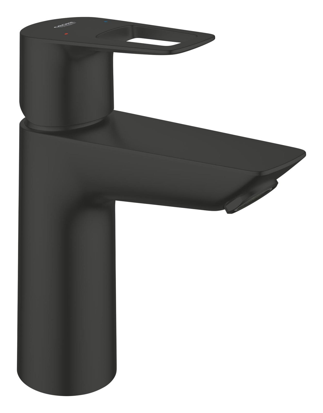 Baterie lavoar Grohe 237792431, StartLoop, tip comanda monocomanda, marime m, tip instalare pe blat, pe lavoar, negru