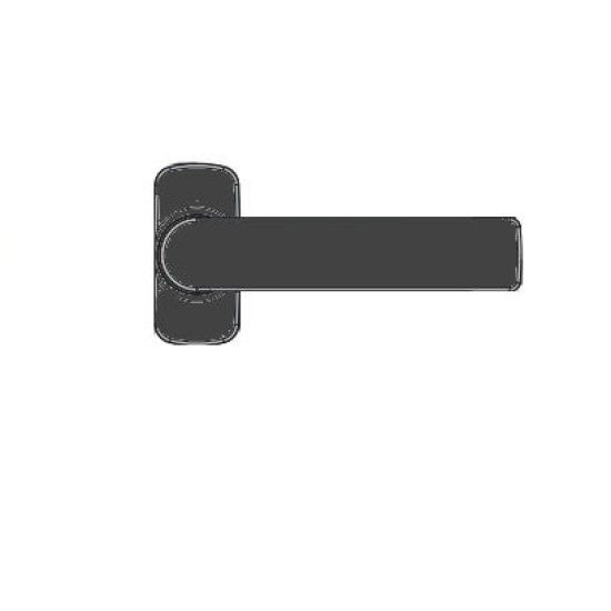 Poignées De Porte Sur Rosace Carré 8mm Gris Aluminium - Lot Neuf Marque FAPIM Pour Meuble