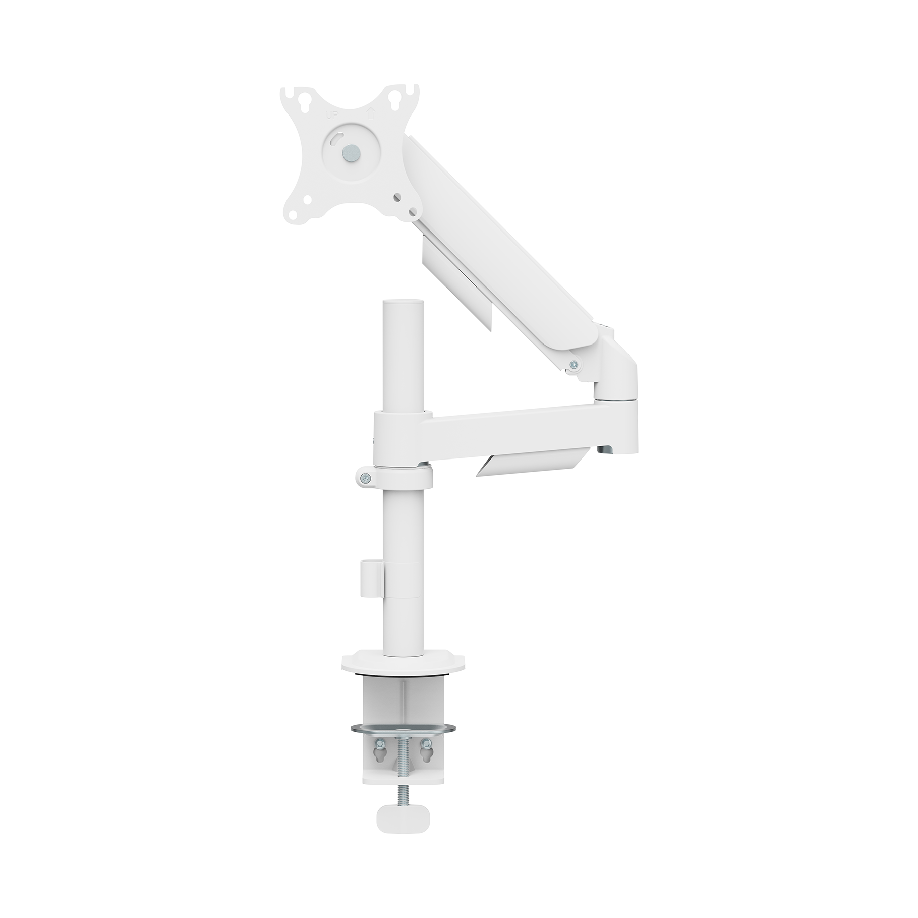 Kimex International Soporte De Mesa Con Muelle Mecánico Para Pc 17-32 Con Mástil, Blanco , Leroy Merlin