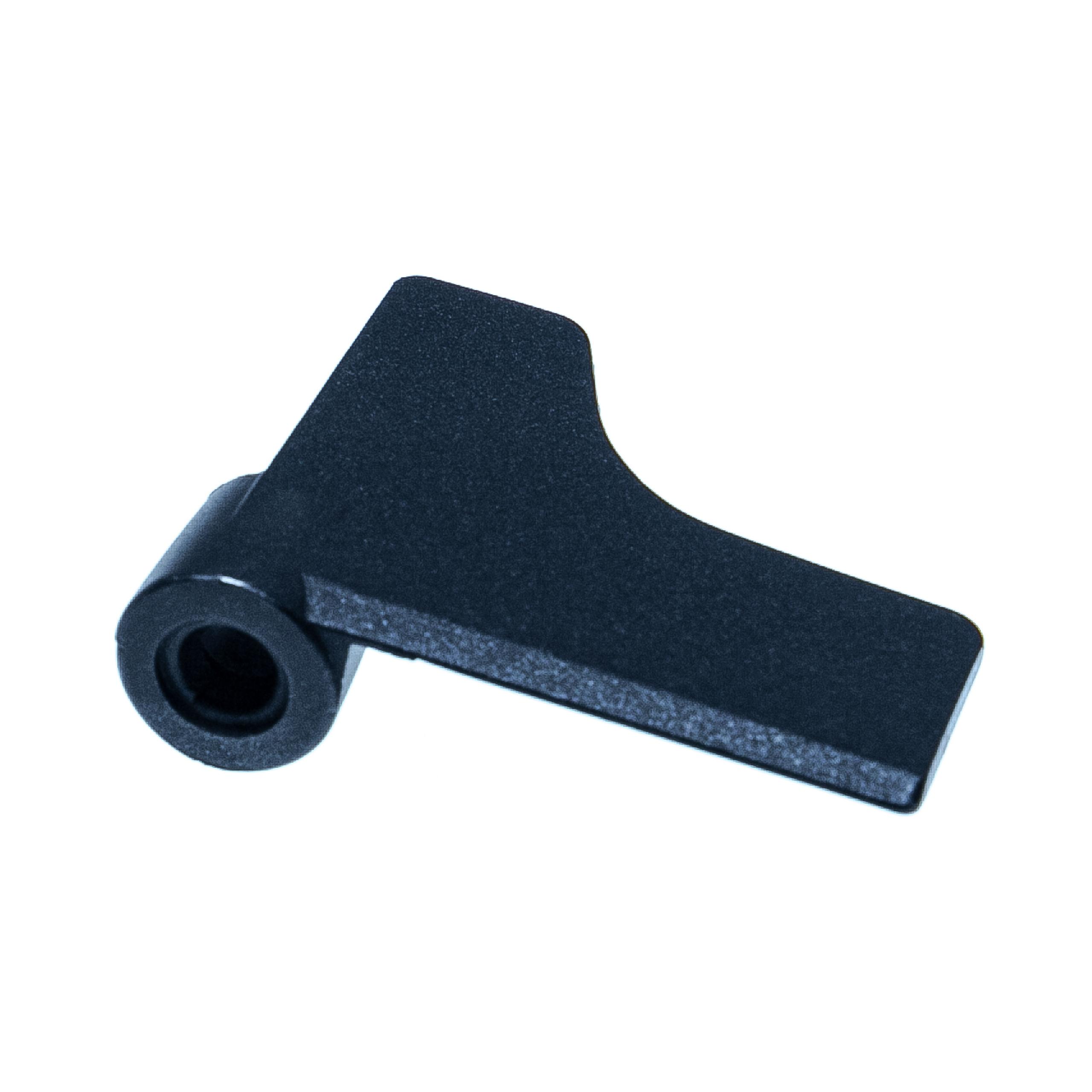 vhbw Crochet pétrisseur compatible avec Panasonic SD-RD250, SD-ZB2502, SD-ZB2502WXE machine à pain - Pale, 6,7 x 5 cm, aluminium, noir - 5