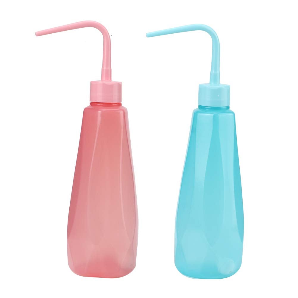 Lot De 2 Bouteilles D'arrosage Compressibles 500ml - Embout étroit, Transparent Avec Graduation - 4