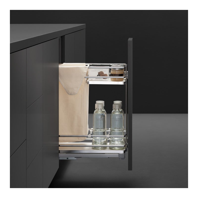 Panier coulissant pour pain et bouteilles - Largeur : 364 mm - Pour caisson de largeur : 400 mm - VIBO - 3