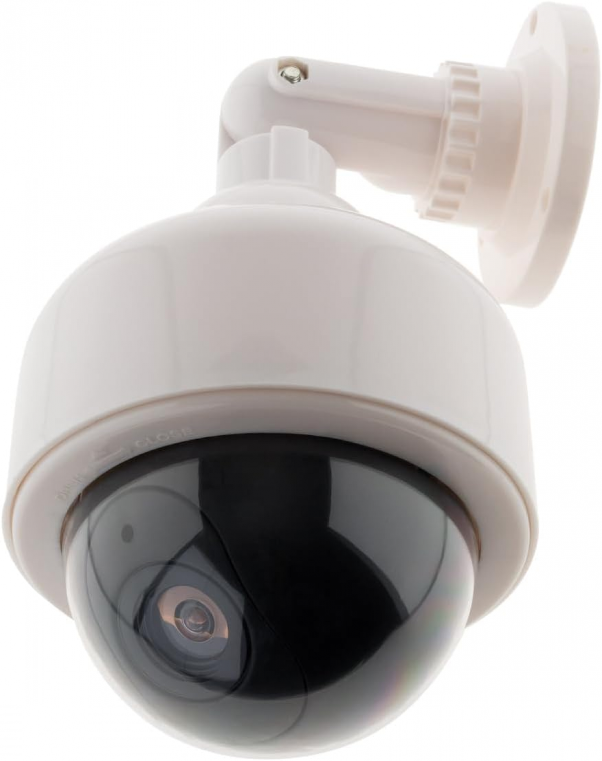 Cameră de supraveghere fictivă pentru exterior cu LED, design elegant și simplu, simulează înregistrarea video, kit de montare pe perete