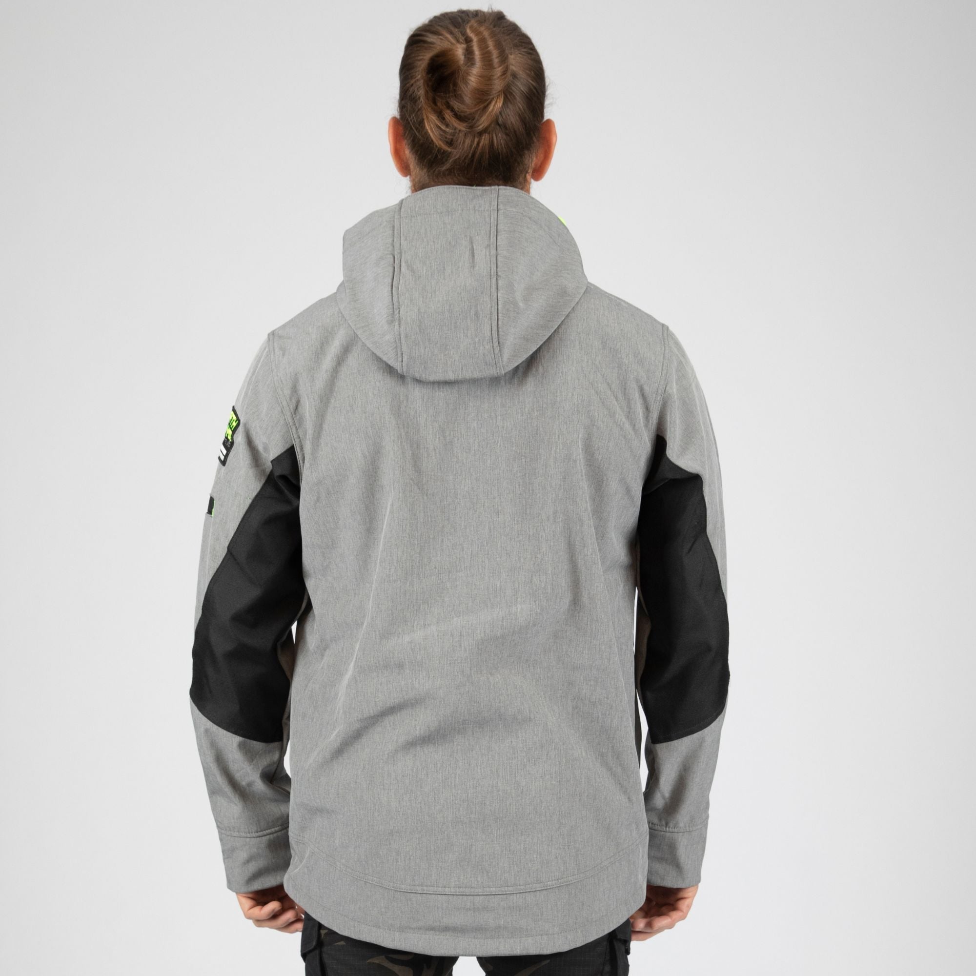 BOREL - BLOUSON DE TRAVAIL EN SOFTSHELL - 1511 Gris chiné , Jaune fluo 3XL - 3