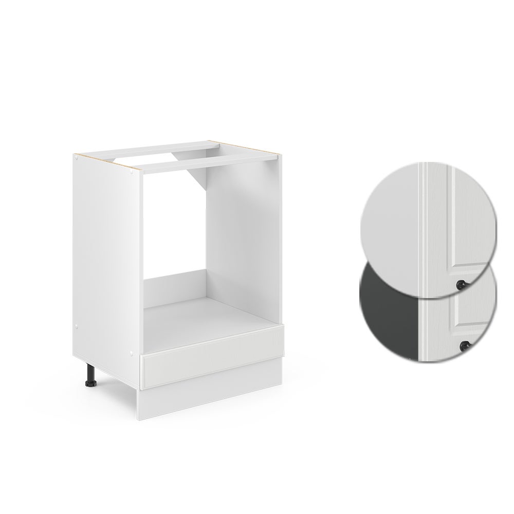 Vicco Meuble pour four R-Line, Blanc campagne, 60cm sans PT - 4