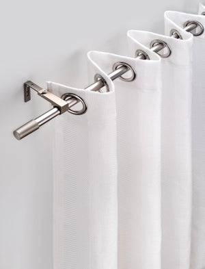 Ganci A T Per Tende - 100 Pezzi, Bianchi, Per Binari A T, Delfra