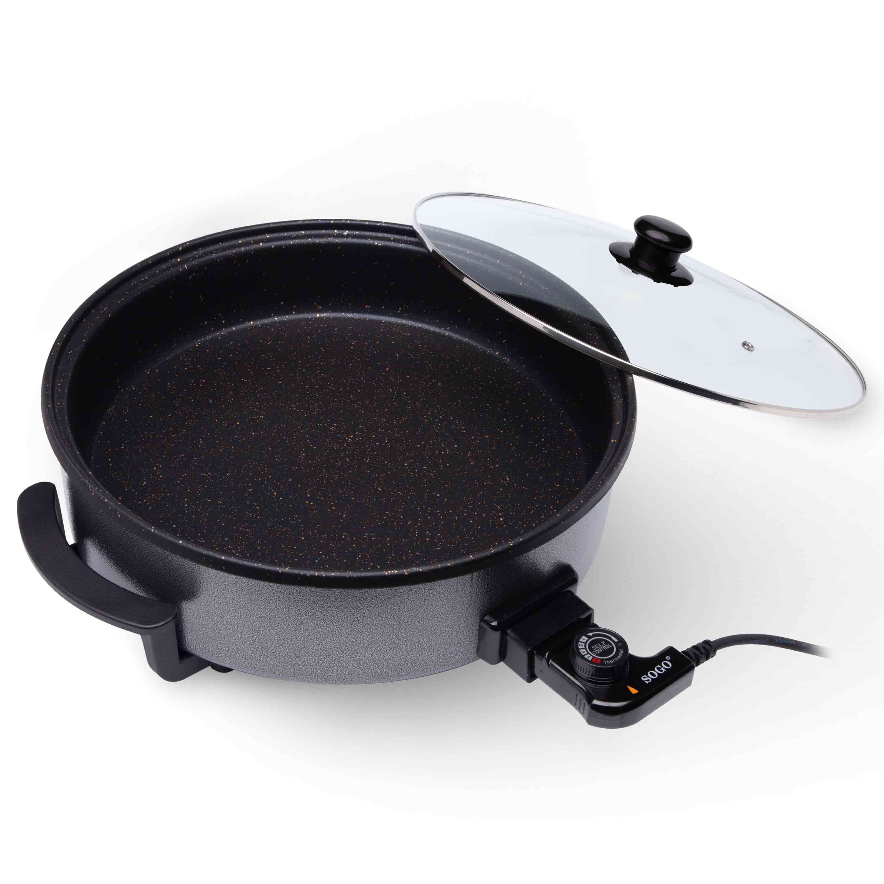 Sogo Pizza Pan 10105 42Cm 9Cm Prof.1500w , Leroy Merlin
