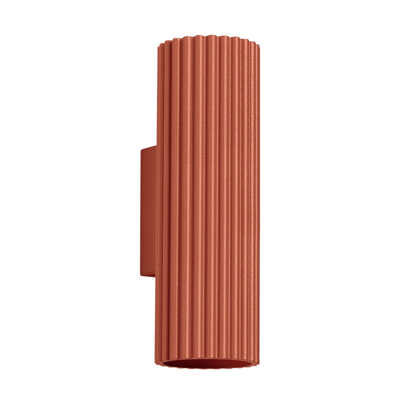 Kinkiet ścienny Karbon ochra czerwona 2xGU10x10W góra-dół wym: 20 x 6,5 x 8,5 cm aluminium IP20 Sollux Lighting