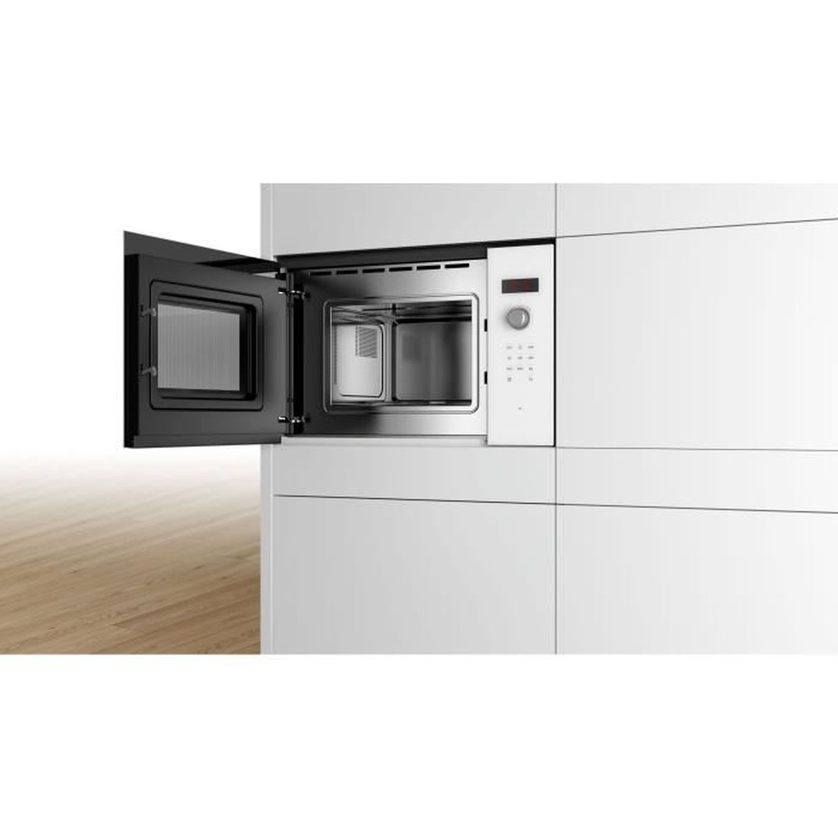 Micro-ondes encastrable Bosch Serie 4 BFL523MW1F 20 L 800 W AutoPilot7 LED blanc - 3