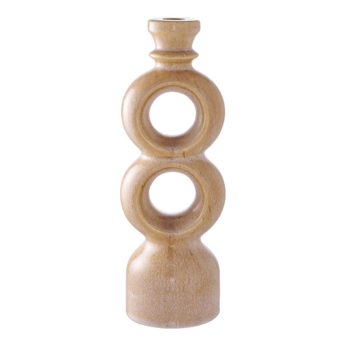 Świecznik Maria, Ceramika, Brązowy, Seven Design