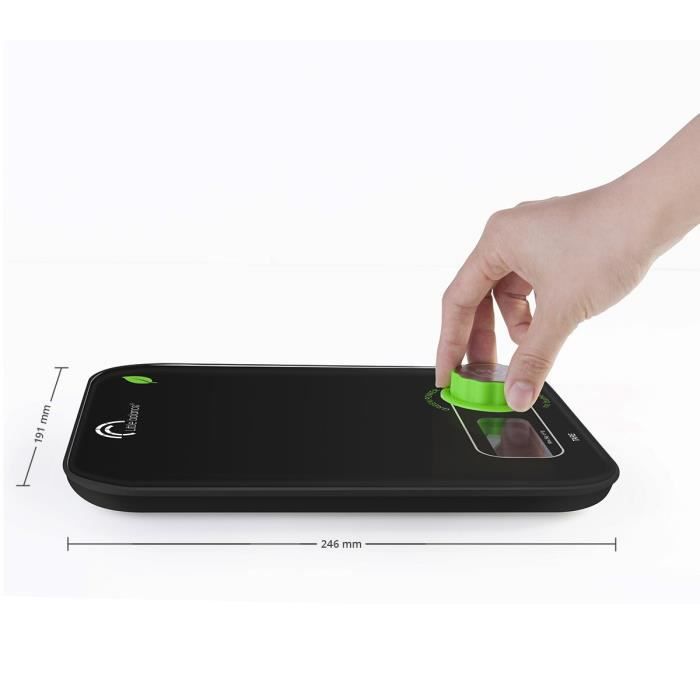 LITTLE BALANCE - Balance de cuisine Green Power - noir - 5