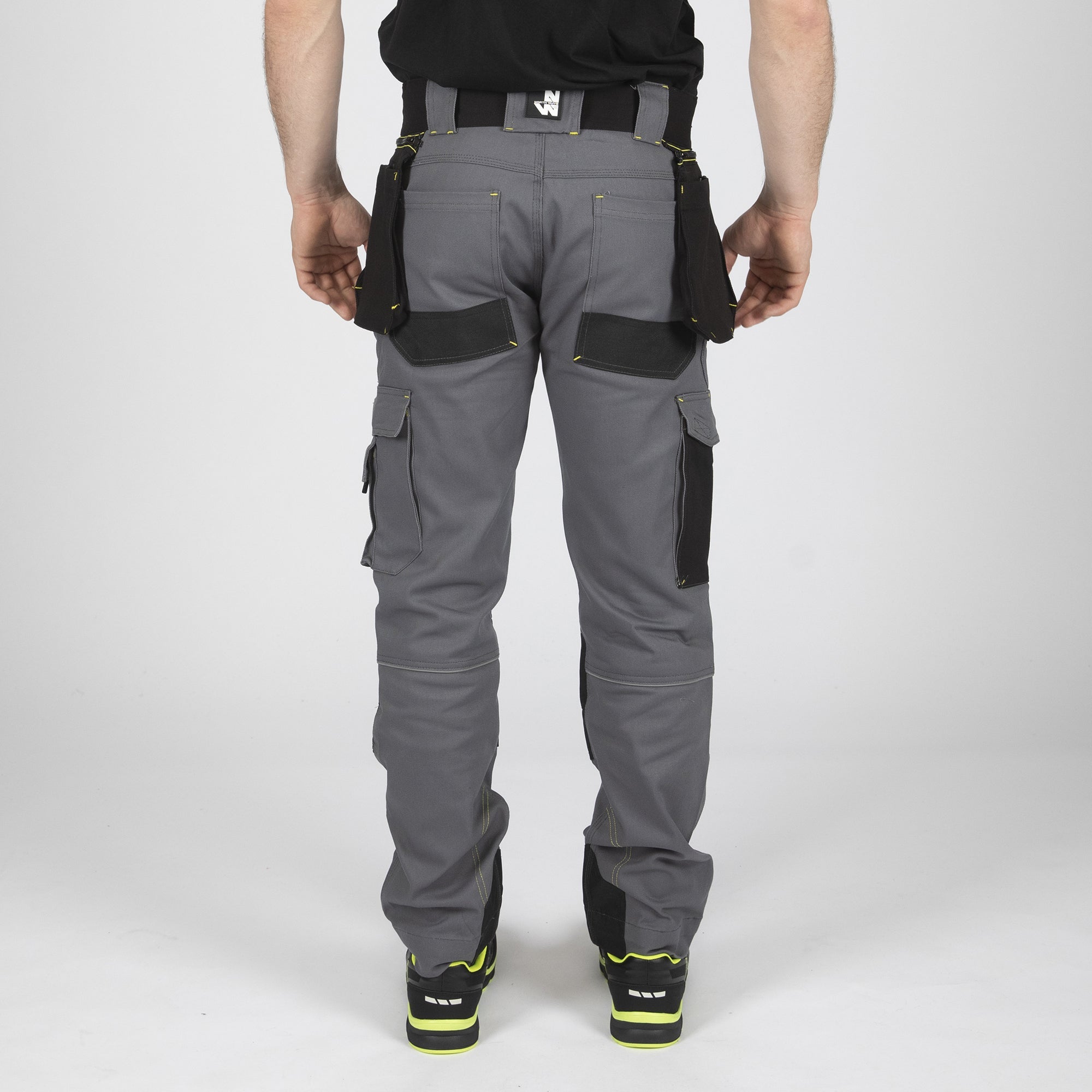 HOWARD - PANTALON DE TRAVAIL - 1215 Gris , Noir 40 - 3