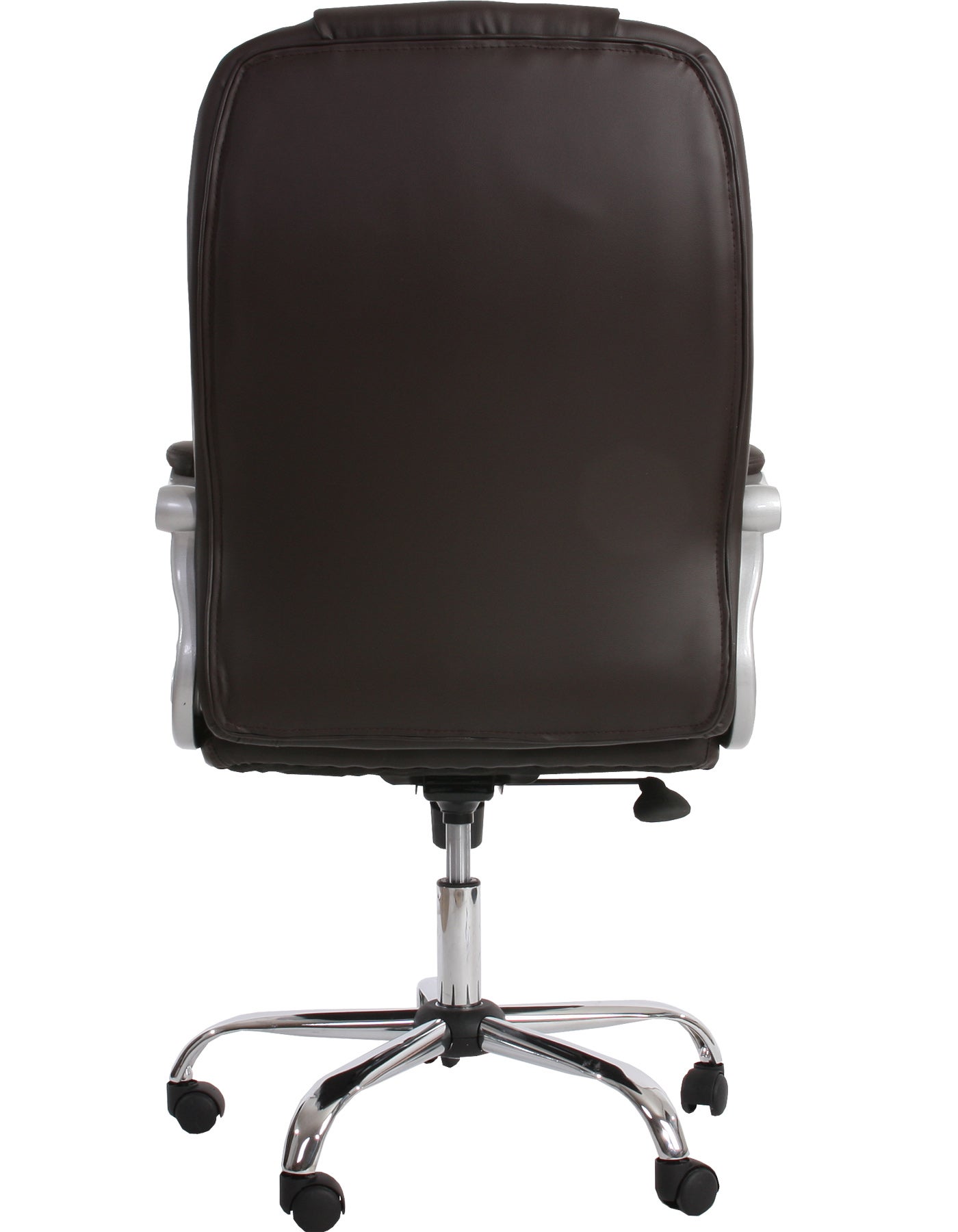 Fauteuil de bureau américain Boston XXL, charge 150kg, similicuir ~ marron - 2
