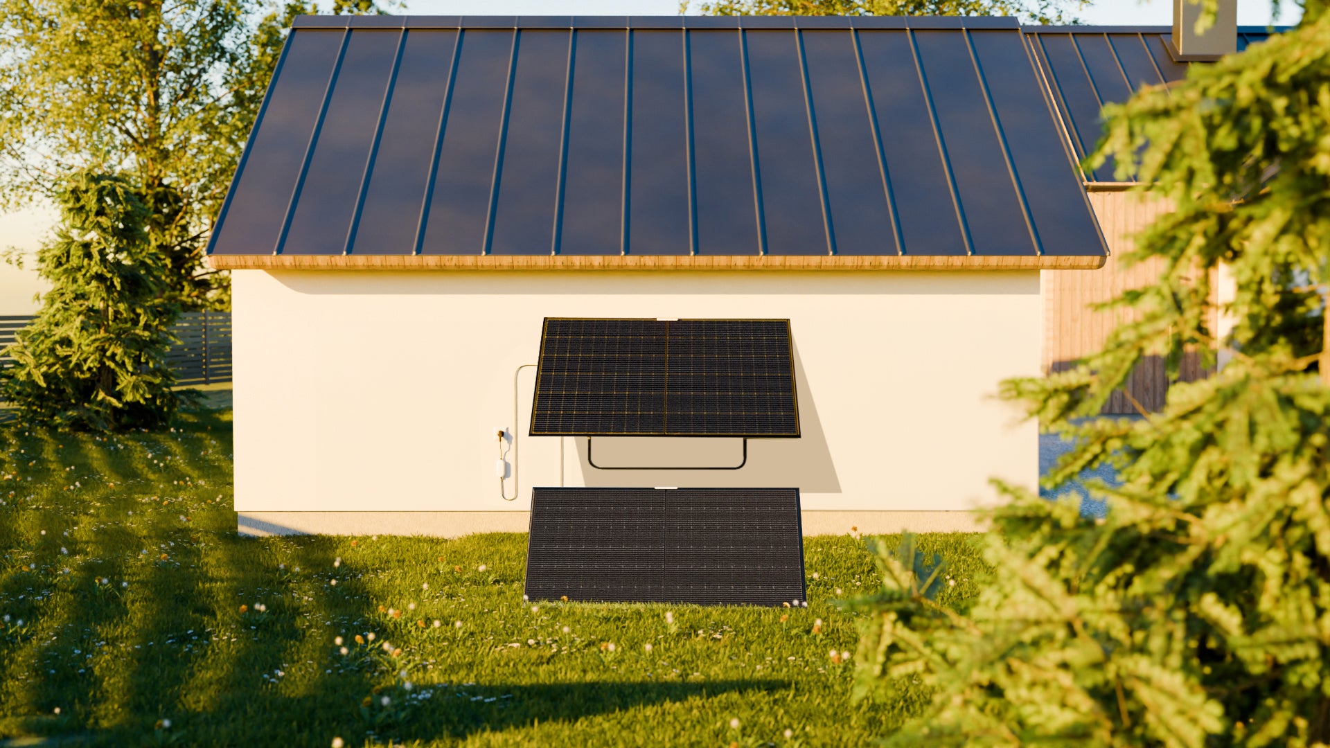 Lot 920W kit panneaux solaires Beem On 1 kit principal + 1 kit