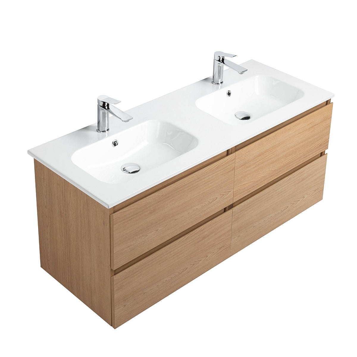 Vasque double céramique 120Cm KALI - 3