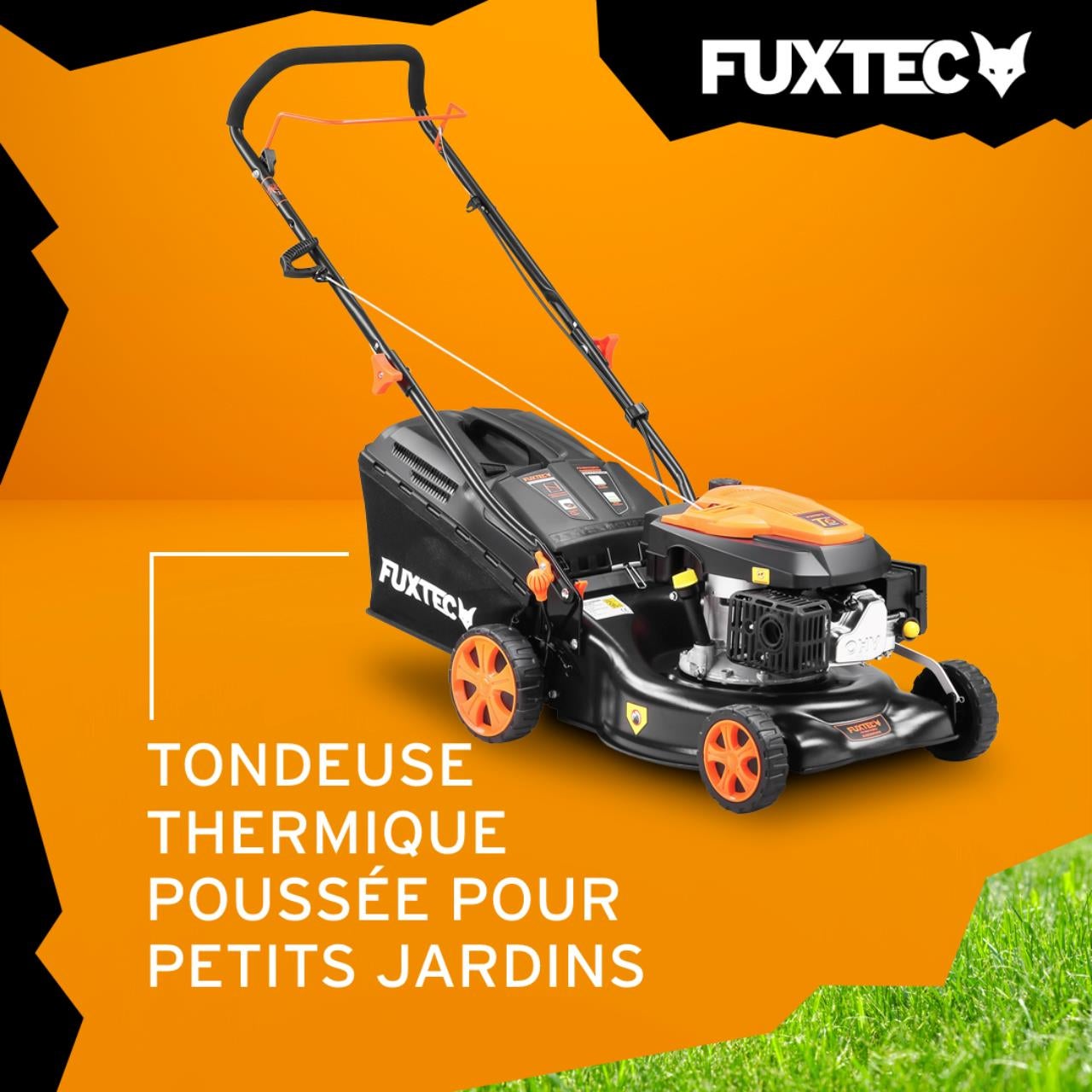 Tondeuse à gazon thermique poussée FUXTEC FX-RM4346ECO – 42 cm – 146 cm³ – 3,5 CV – Easy Clean - 2