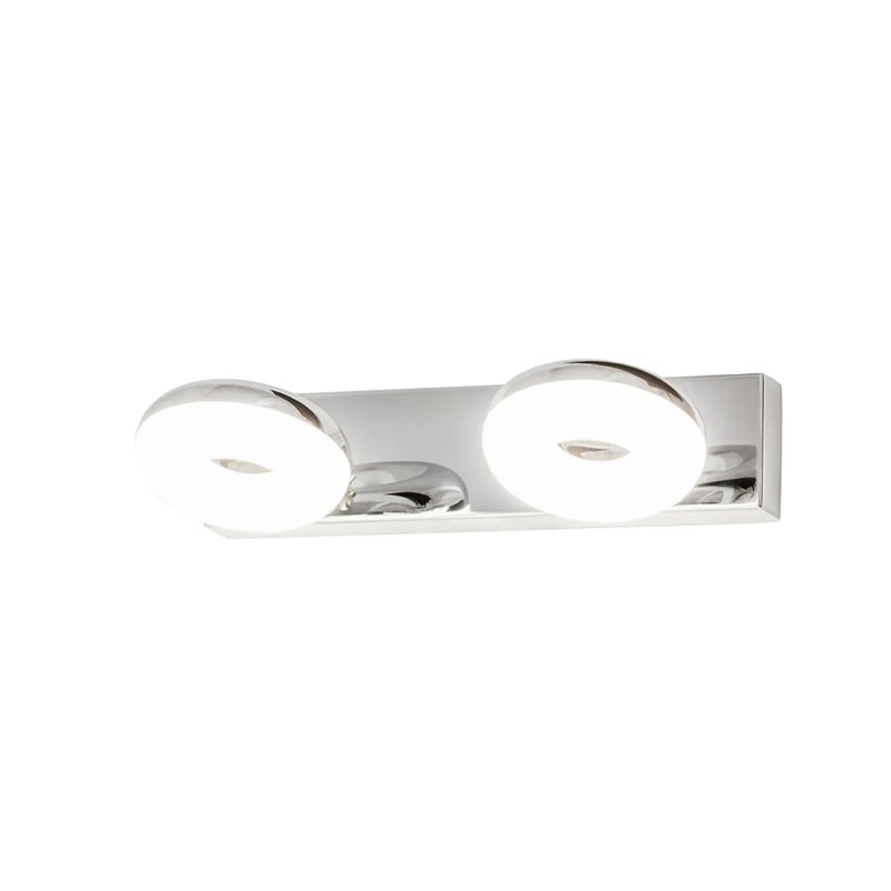 Kinkiet ścienny Beata chromowany biały LED 10W 4000K 930lm do łazienki wym: 5,5 x 25 x 15 cm metal IP44 Rabalux