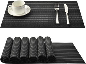 Set Di 6 Tovagliette Americane Lavabili, Antiscivolo E Antimacchia, Resistenti Al Calore, 43,2 X 30,5 Cm
