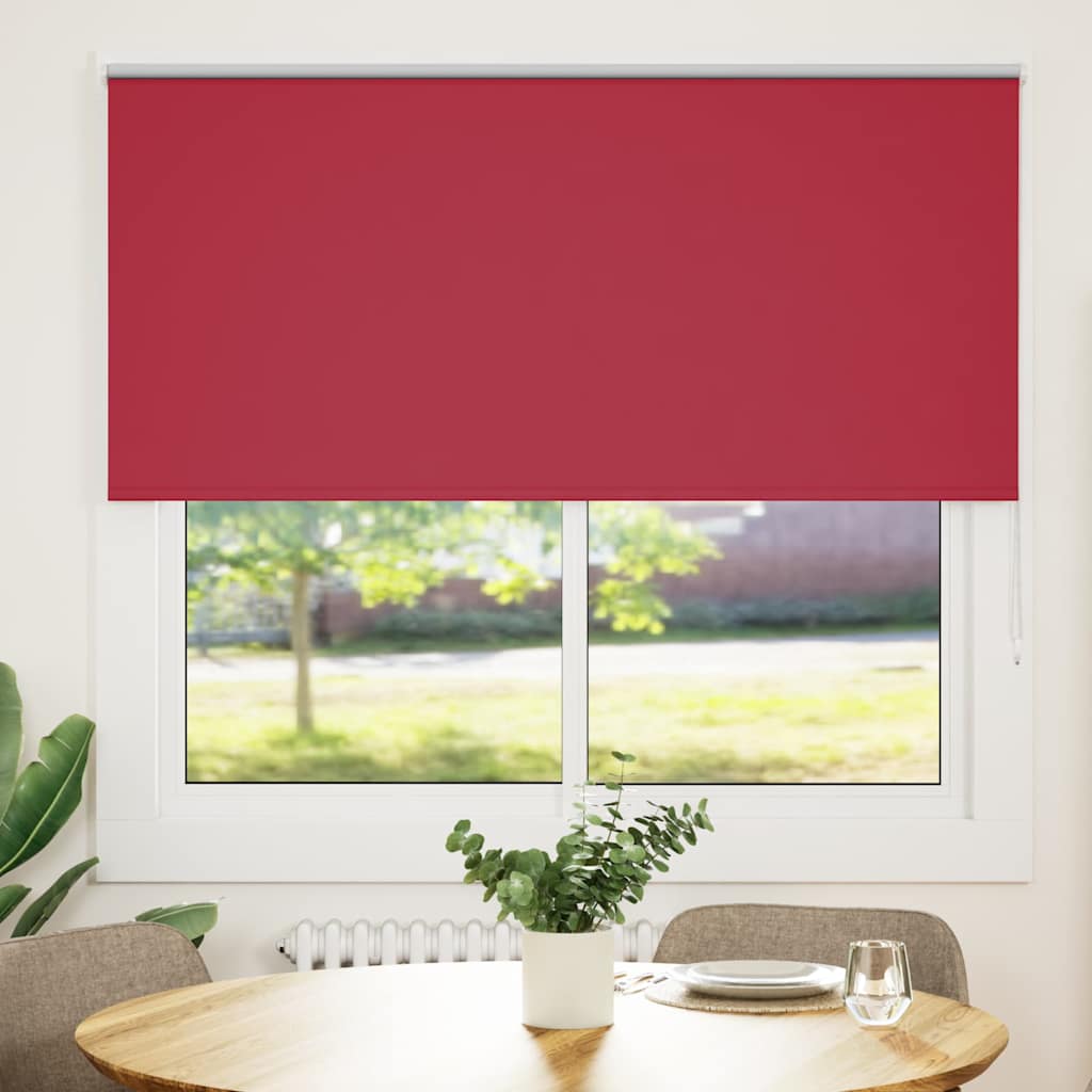Roleta zaciemniająca Red 145x150 cm Szerokość tkaniny 141,6 cm vidaXL